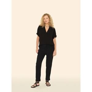 Xirena Black Gauze Jordyn Pants Sz S